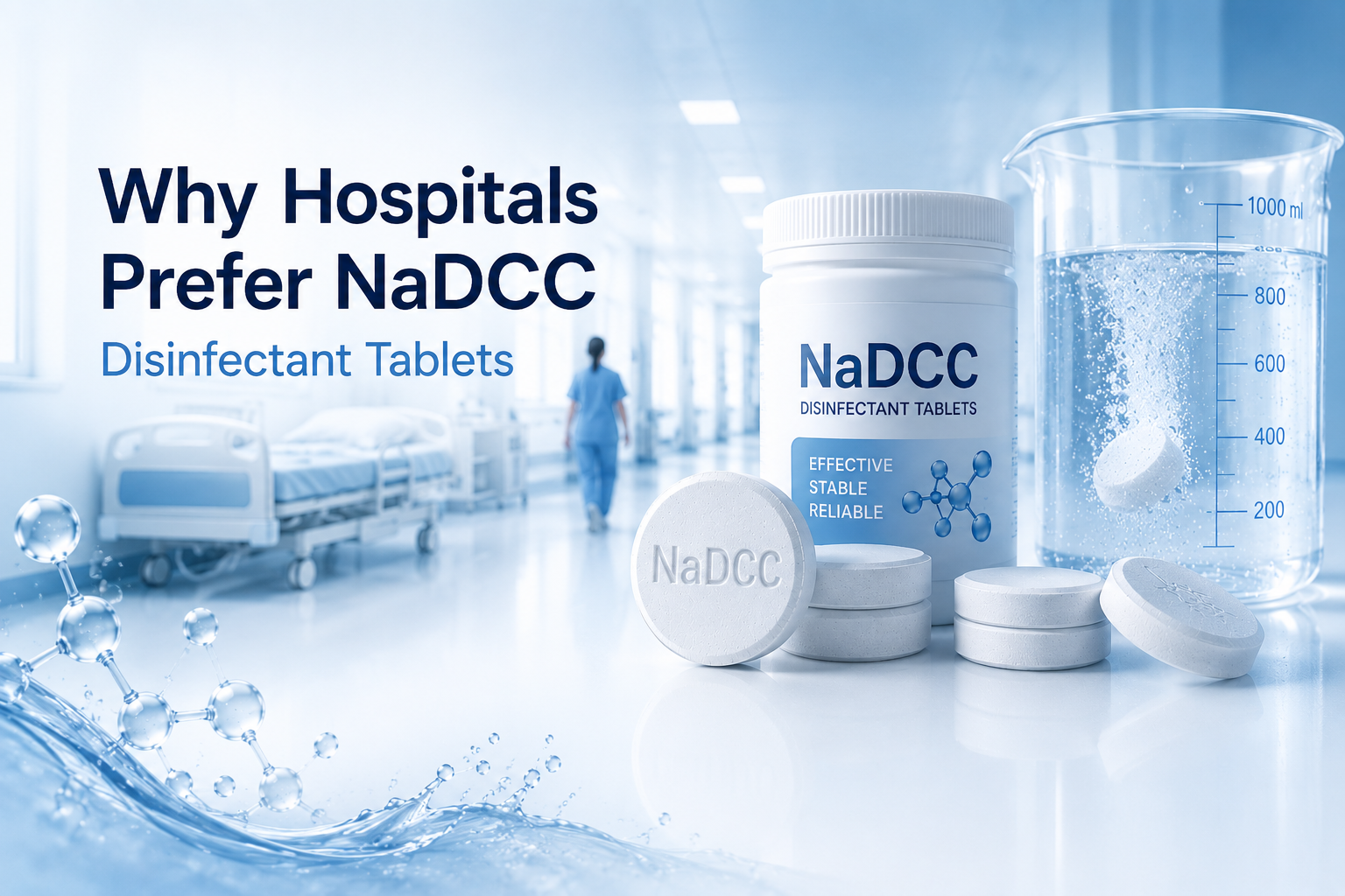 Why Hospitals Are Switching to NaDCC Disinfectant Tablets — TXDY Knowledge Center article cover image